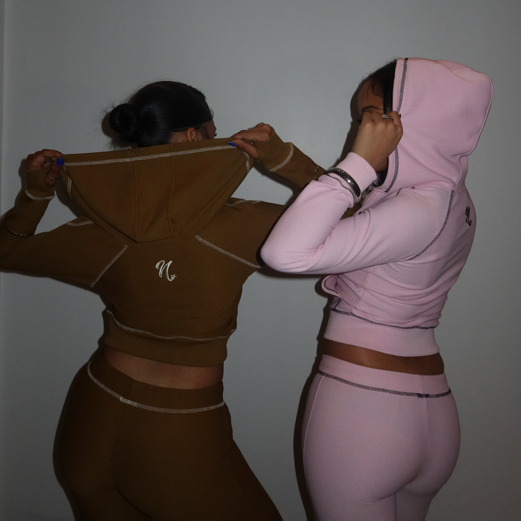 "OLIVE YOU" 2 PIECE WAFFLE SET