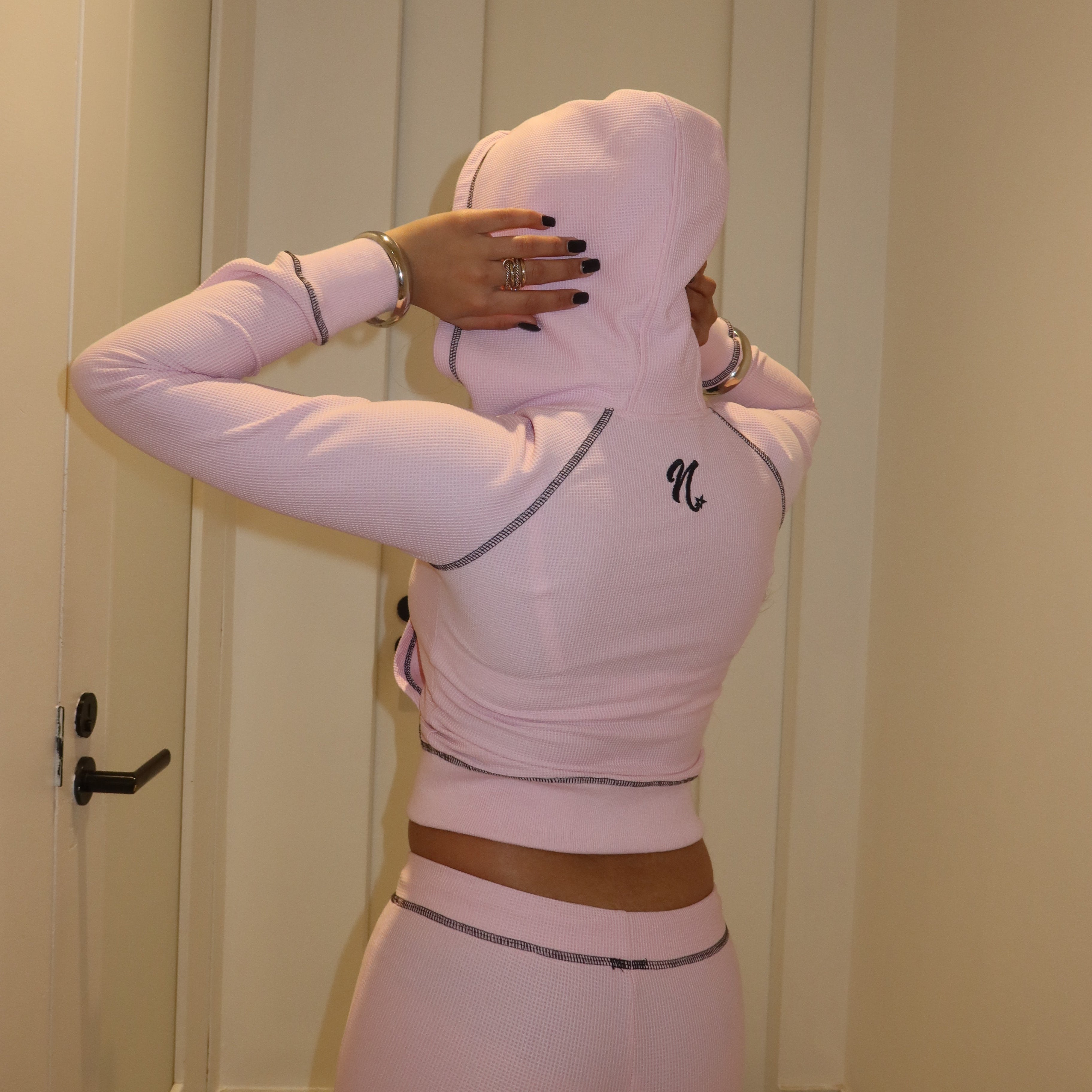 "SO FETCH" 2 PIECE WAFFLE SET.