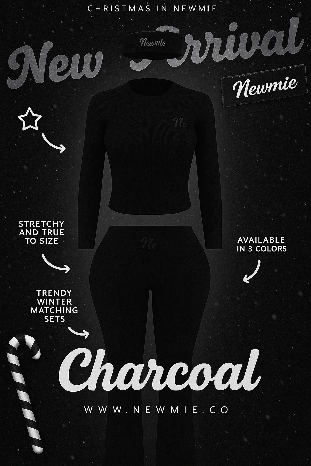 Charcoal Winter Essential 3 Piece Set